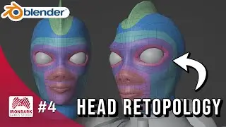 Learn How to Retopologise Any Head | Retopology Workflow in Blender