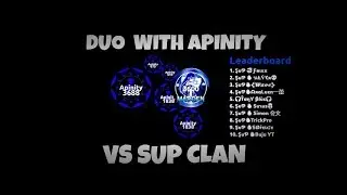 Agar.io - Duo With TYT Apinity | Real Time Takeover vs SUP Clan