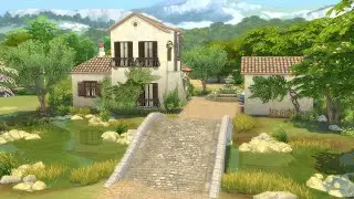 Italian Countryside Villa | The Sims 4 Speed Build