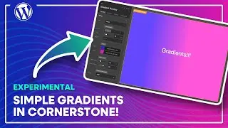 Gradient Element for the Cornerstone Builder