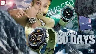 80 DAYS BATTERY LIFE* |1.53" Display | IP67 | Round Dial | Promate Xwatch-R19 Rugged Smart Watch