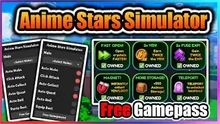 [UPD 2 🔥] Anime Stars Simulator Script - Auto Farm | Free Gamepassed