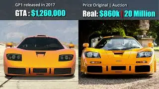 GTA V Online Car prices in Real Life | All Supercars