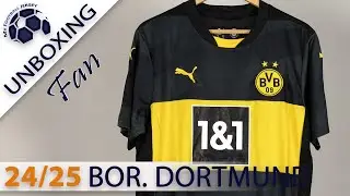 Borussia Dortmund Away Jersey 24/25 (Minejerseys) Fan Version Unboxing Review