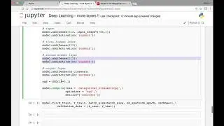 Deep Learning - Keras - Multi Layer Perceptron   Part 4