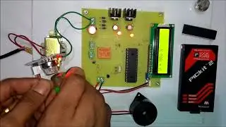 LPG Gas leakage detector mini project using PIC18F4550