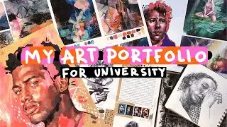 My Successful Illustration Portfolio for Applying to University + Advice