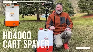 How To Use The HD4000 Backpack Sprayer with Cart? | PetraTools