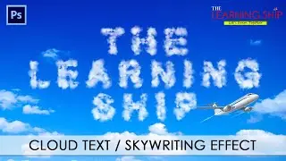 Photoshop Tutorial | Cloud Text | Skywriting Adobe Photoshop Tutorial