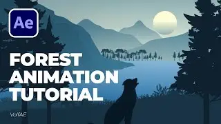 How to Create Forest Animation Freepik | Vector File | After Effects & Illustrator Tutorial