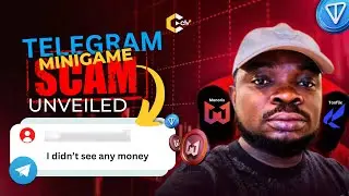 🔴TELEGRAM MINIGAME SCAM UNVEILED #monorix #tonflix #telegram #ton