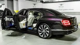 2024 Purple Bentley Flying Spur W12 - Ultra-Luxury Sedan in Detail