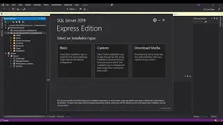 Microsoft SQL Server 2019 in Visual Studio 2019(SQL Server Express 2019)