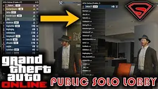 GTA ONLINE HOW TO GET INTO A PUBLIC SESSION BY YOURSELF (PC) - HOW TO GET A SOLO PUBLIC LOBBY IN GTA