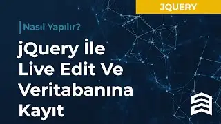 jQuery İle Live Edit Ve Veritabanına Kayıt