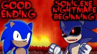 SONIC.EXE NIGHTMARE BEGINNING - GOOD ENDING - EVERYONE SURVIVED [Sonic Horror Game]