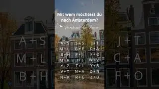 Mit wem geht's nach nach #Amsterdam ? 😍🇳🇱 #shorts
