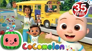 Wheels On The Bus (School Edition)  + More Nursery Rhymes & Kids Songs - CoComelon