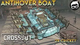 Crossout -- Anti Hover Build (2x Cricket Rocket Launcher Build)