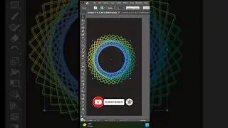 How to create simple mandala design in illustrator #shorts #short #graphicdesign #adobe #mandala