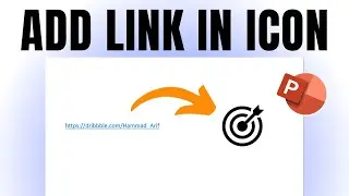 How To Add LINK in ICON in Powerpoint | Make A Clickable Icon in PowerPoint