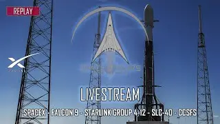 SpaceX - Falcon 9 - Starlink Group 4-12 - SLC-40 - CCSFS - March 19, 2022