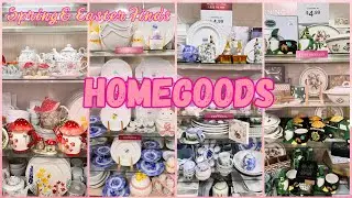 HOMEGOODS SPRING DECOR | HOMEGOODS SHOP WITH ME | SPRING KITCHEN MAKEOVER