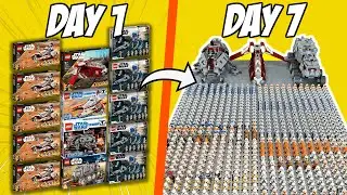 BUILDING a LEGO CLONE ARMY in 7 DAYS...