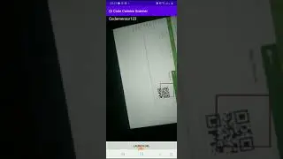 Android Studio QR Code Scanner From Camera With Overlay Box (Source Code)