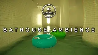 Abandoned Bathhouse Ambience | Sleep Better TONIGHT with Soothing Pools ASMR White Noise!