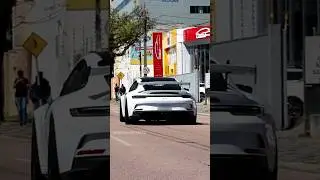 9000RPM Redline!!! Porsche 911 GT3 hitting the Rev Limiter! 🔥 #supercarsofcuritiba