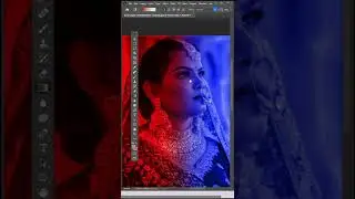 red blue light add in photoshop #photography #tricks #art #trend