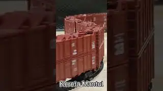 Kereta Api Kontainer Rail King Meliuk - Rail King Container Train Bending