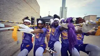 Miles College "Purple Marching Machine" - Marching In Vs ASU - 2024