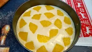 Orange pie! Quick recipe!