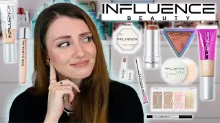 КОСМЕТИКА INFLUENCE BEAUTY | Обзор, свотчи, макияж | Показываю все распиаренные средства и ругаюсь