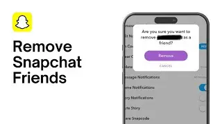 How to Delete Friends on Snapchat 2024 | Remove Snapchat Friends