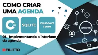 Como criar uma AGENDA (C-Sharp + SQLite + Windows Forms) - 01 Implementando a interface da Agenda