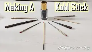 How to Make a Kohl Stick Applicator for Surma, Ithmid, kohl, and Kajal