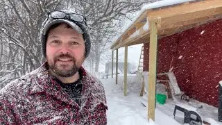 Lean -To Storage Shed .....start to finish