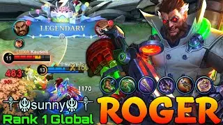 Legendary Roger Jungler Beast - Top 1 Global Roger by ༒☬sunny☬༒ - Mobile Legends