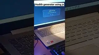 Hadith generator using JavaScript✨