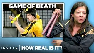 Nunchuck Master Rates 11 Nunchuck Scenes In Movies And TV | How Real Is It? | Insider