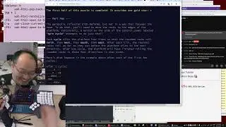 Xah Talk Show 2024-10-22 Ep590, Advent of Code 2023, Day 14 Part 2, Wolfram Language