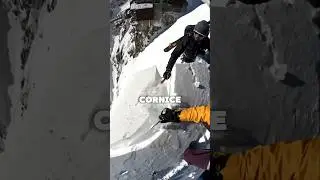 Skiing On Cornice