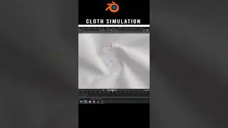 How to rotate cloth with Null #shorts_   #short2023 #3d #3dblender #blender3d