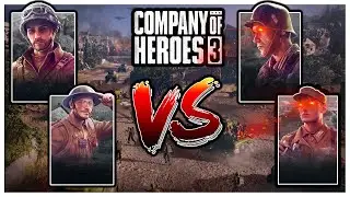 Company of Heroes 3 - CRAZY 4v4 online multiplayer!