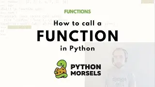 Calling a function in Python