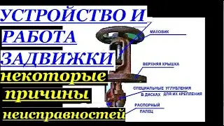 УСТРОЙСТВО ЗАДВИЖКИ,НЕИСПРАВНОСТИ, КАК ОНА РАБОТАЕТ