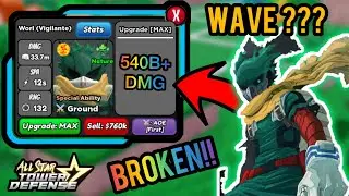 Deku 7 Star + Fire Orb Bug Broke ASTD… - All Star Tower Defense